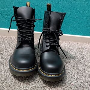 NWOT Dr. Martens Black Leather Women's Boots